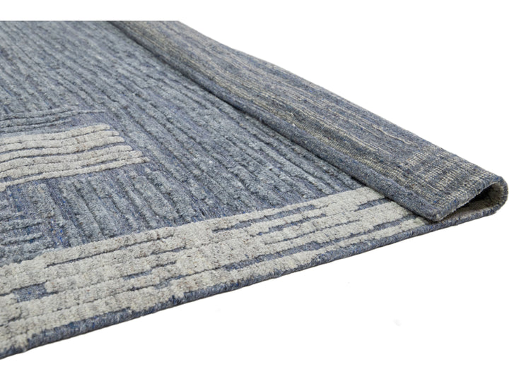 Modern Moroccan Wool Rug 12 X 15