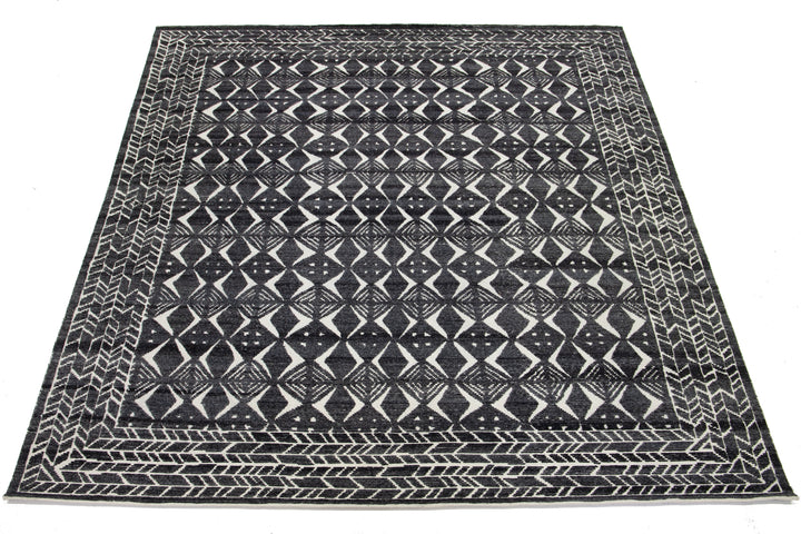 Modern Moroccan Wool Rug 12 X 15