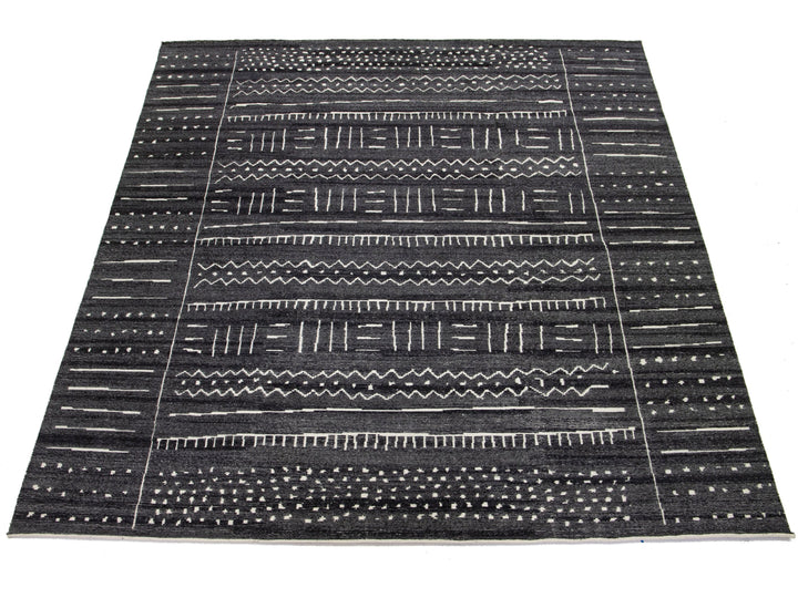 Modern Moroccan Wool Rug 12 X 15