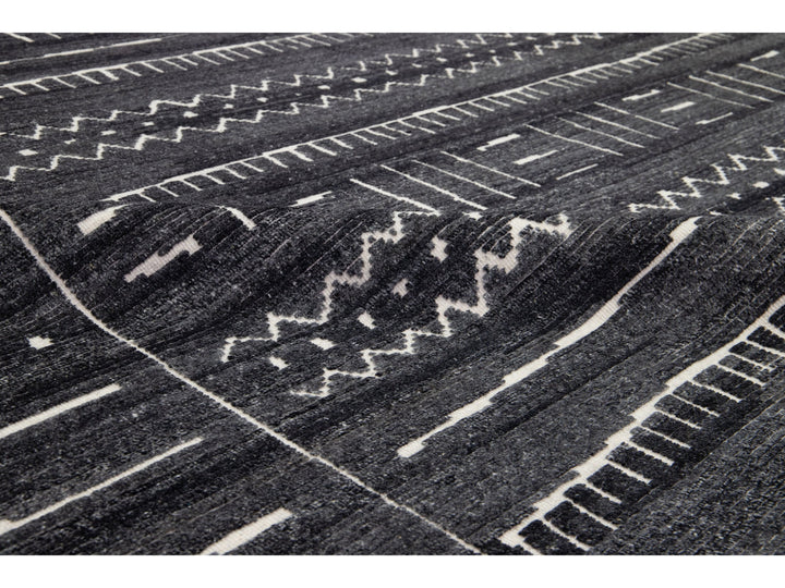 Modern Moroccan Wool Rug 12 X 15