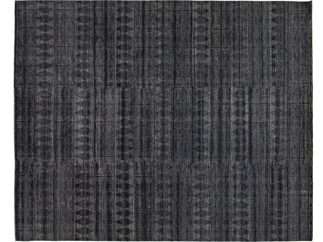 Modern Moroccan Wool Rug 12 X 15