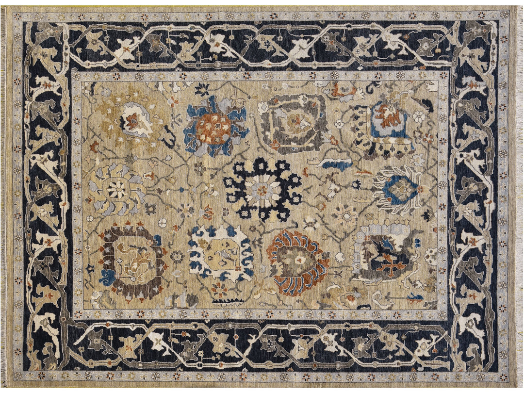 Modern Oushak Wool Rug 8 X 10 -Made to order-