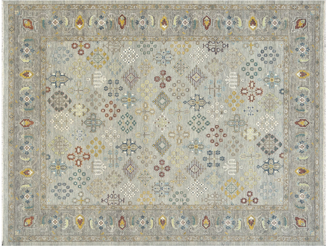Modern Oushak Wool Rug 8 X 10 -Made to order-