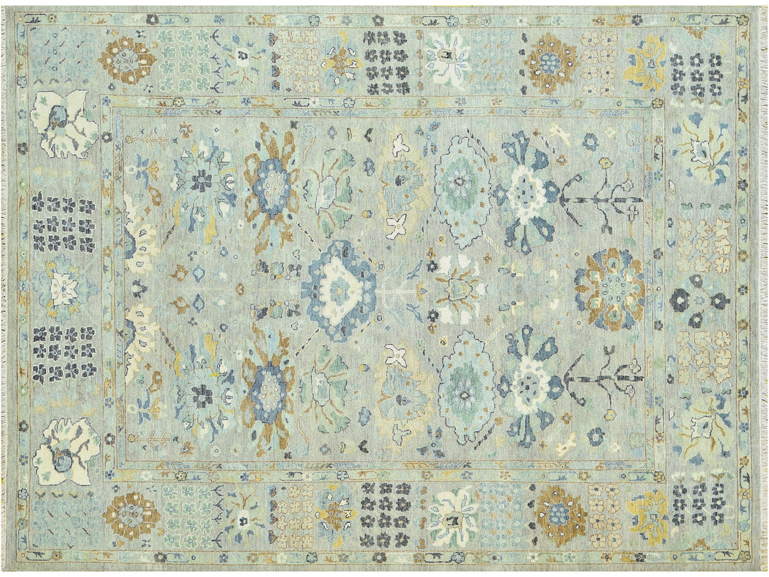 Modern Oushak Wool Rug 8 X 10 -Made to order-