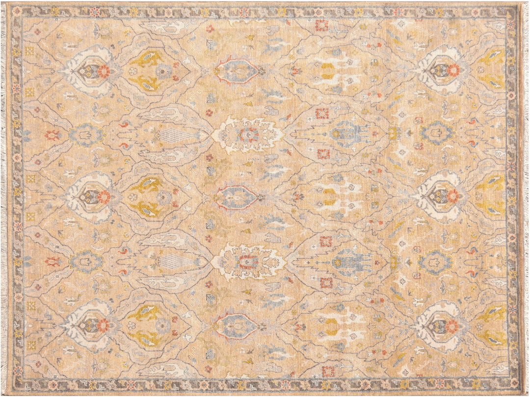 Modern Oushak Wool Rug 8 X 10 -Made to order-
