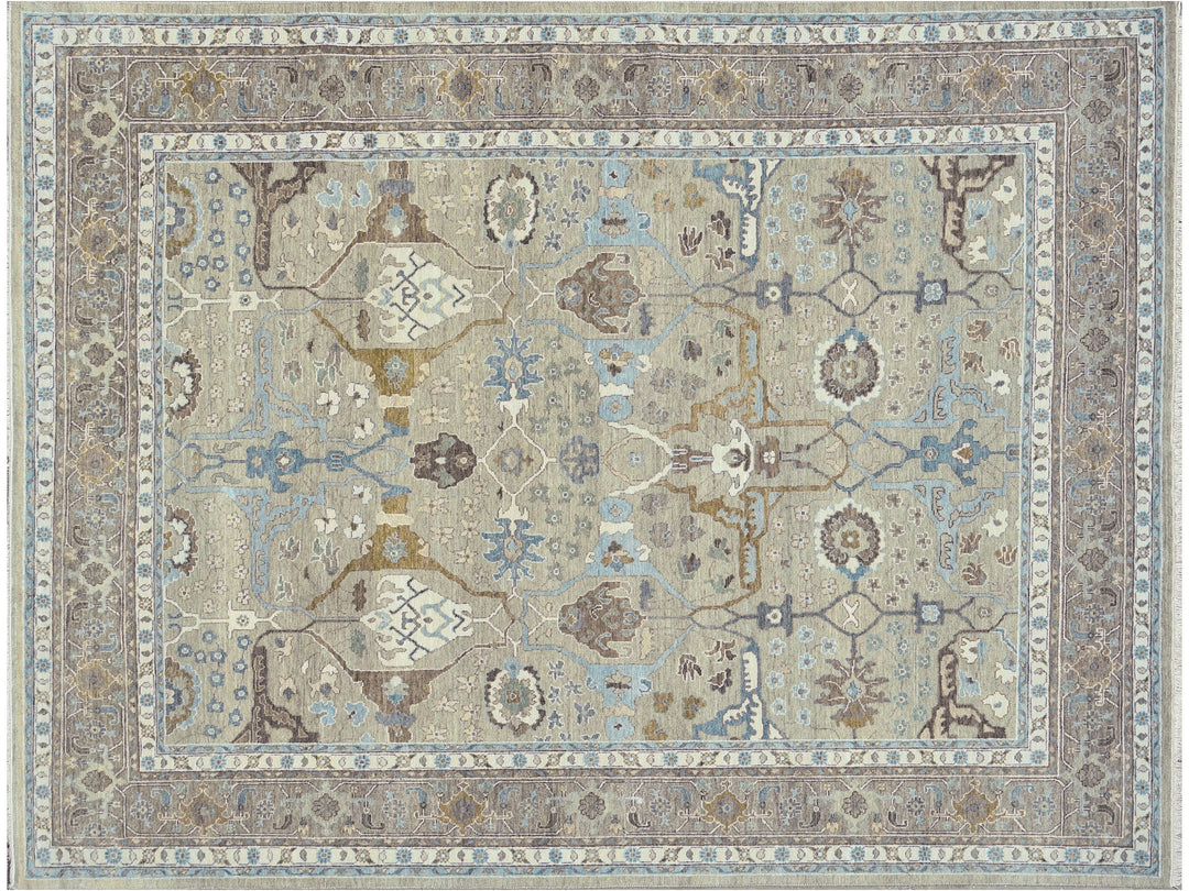 Modern Oushak Wool Rug 8 X 10 -Made to order-