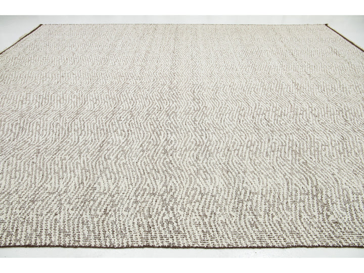 Modern Flatweave Wool Rug 12 X 15
