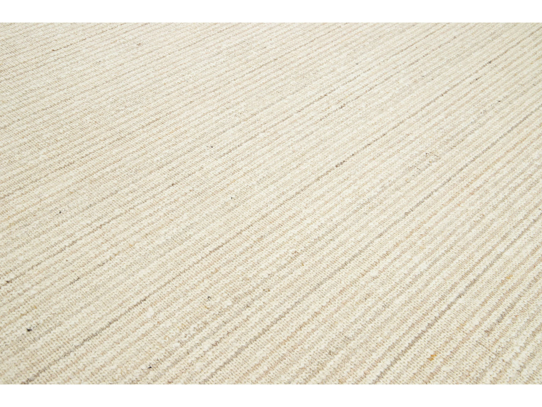 Modern Flatweave Kilim Wool Rug 12 X 15