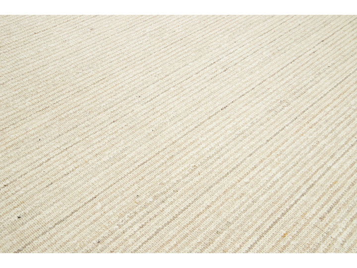 Modern Flatweave Kilim Wool Rug 12 X 15