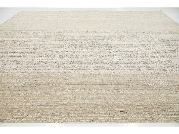 Modern Flatweave Kilim Wool Rug 12 X 15