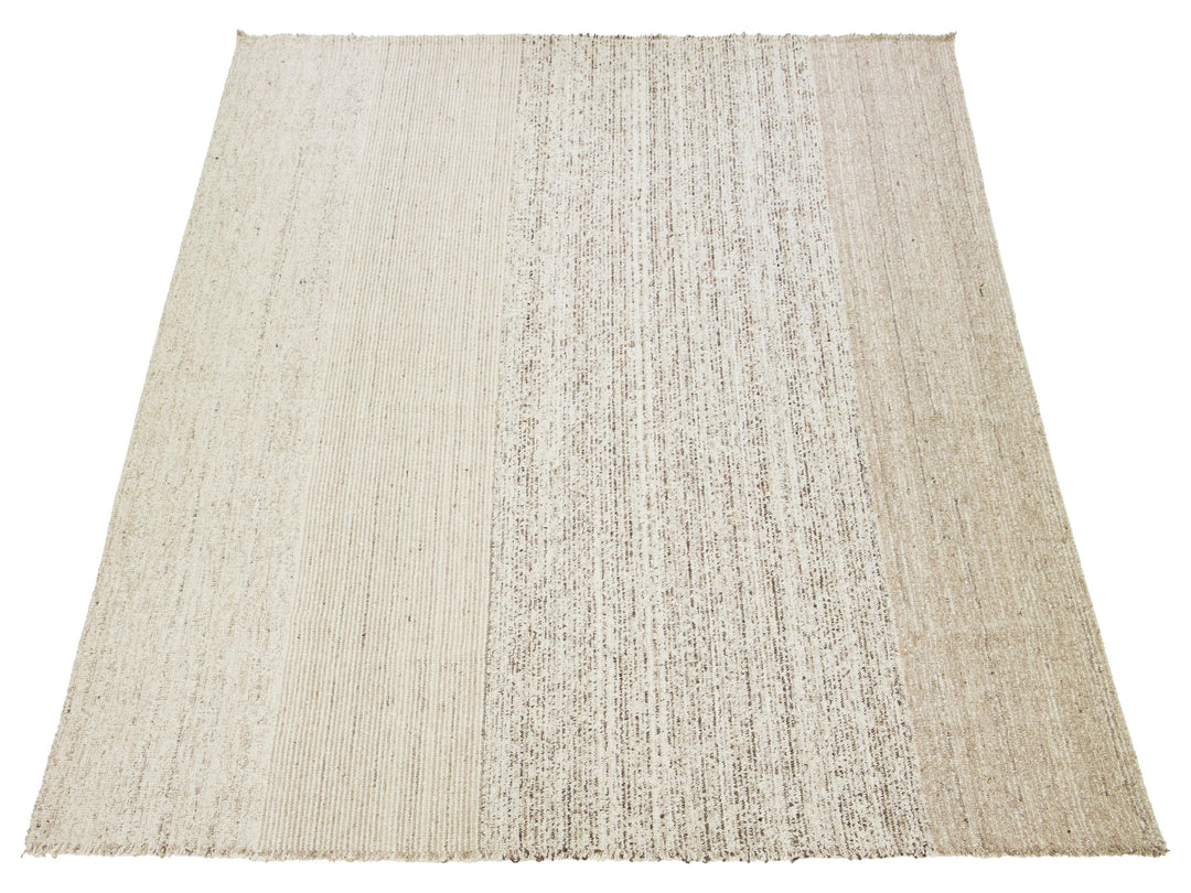 Modern Flatweave Kilim Wool Rug 12 X 15