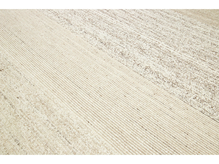 Modern Flatweave Kilim Wool Rug 12 X 15