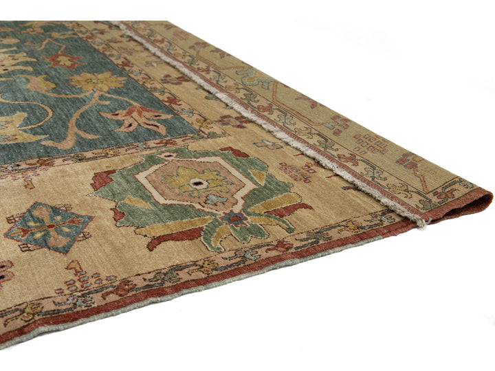 Transitional Egyptian Sultanabad Wool Rug 12 X 23