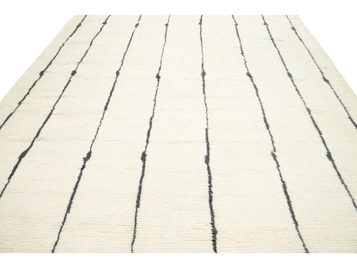 Modern Safi Colllection Wool Rug 10 X 14