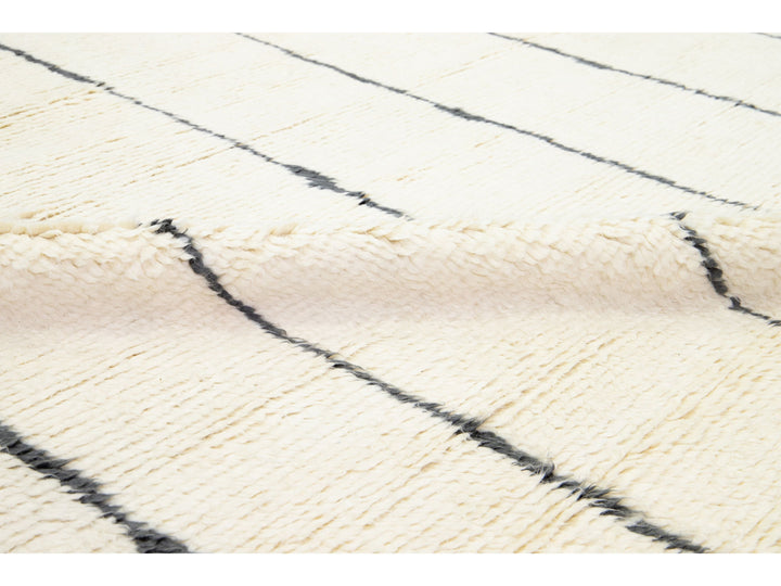 Modern Safi Colllection Wool Rug 10 X 14