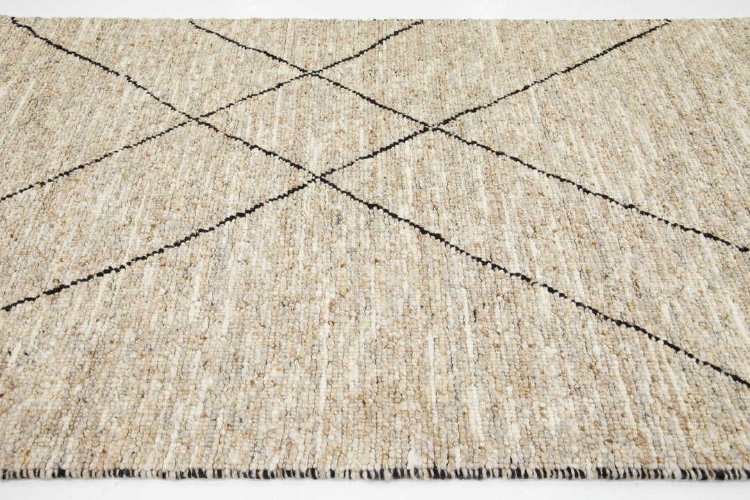 Modern Sasco Collection Wool Rug 5 X 8
