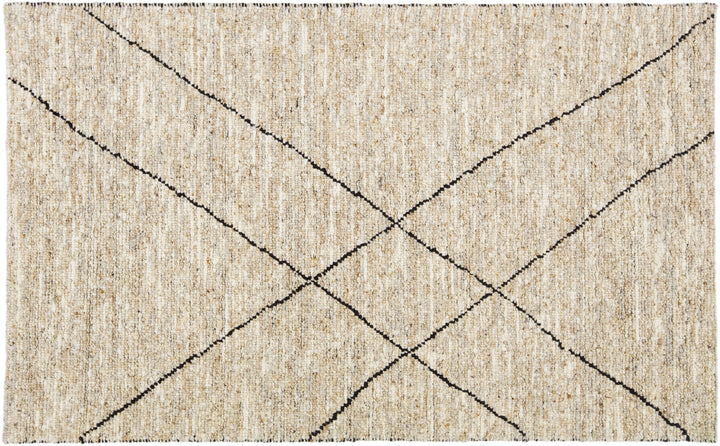 Modern Sasco Collection Wool Rug 5 X 8