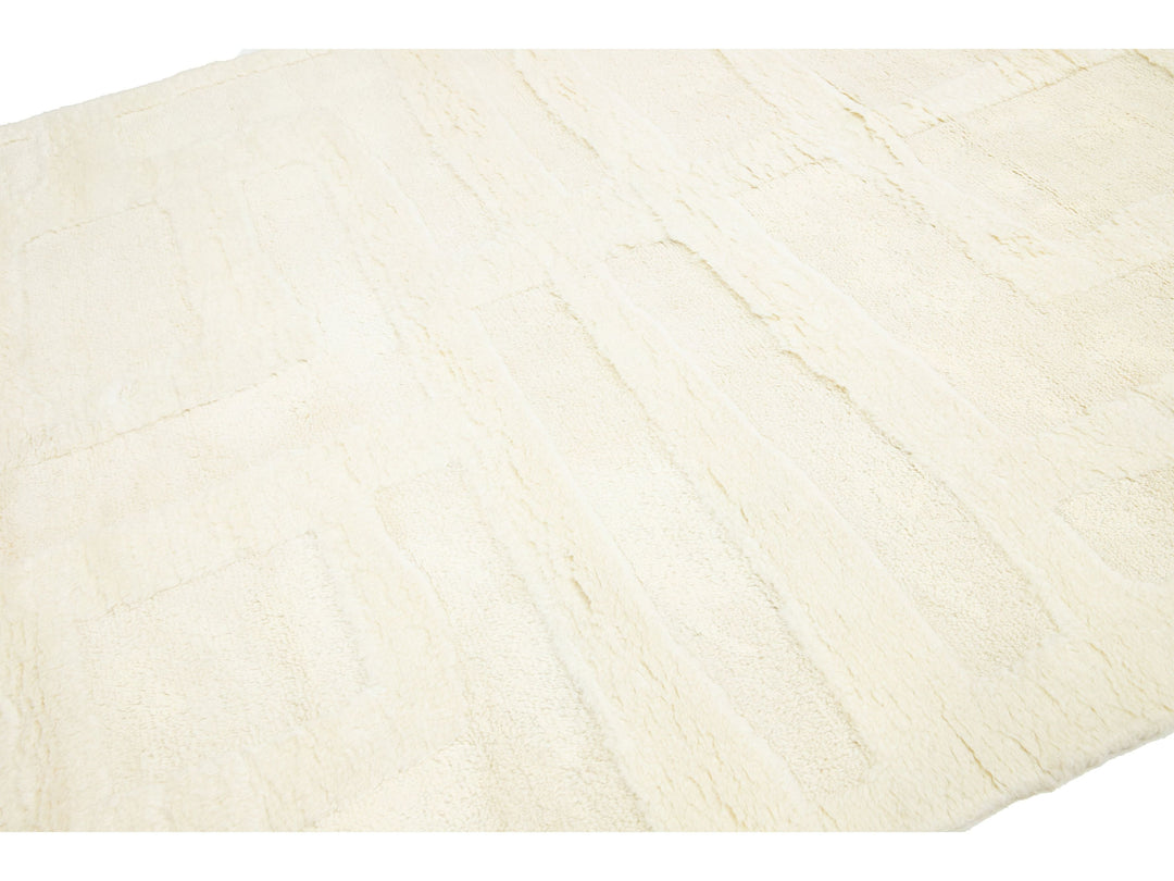 Modern Moroccan Wool Rug 8 X 10