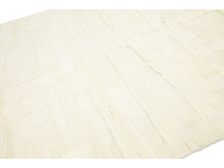 Modern Moroccan Wool Rug 8 X 10