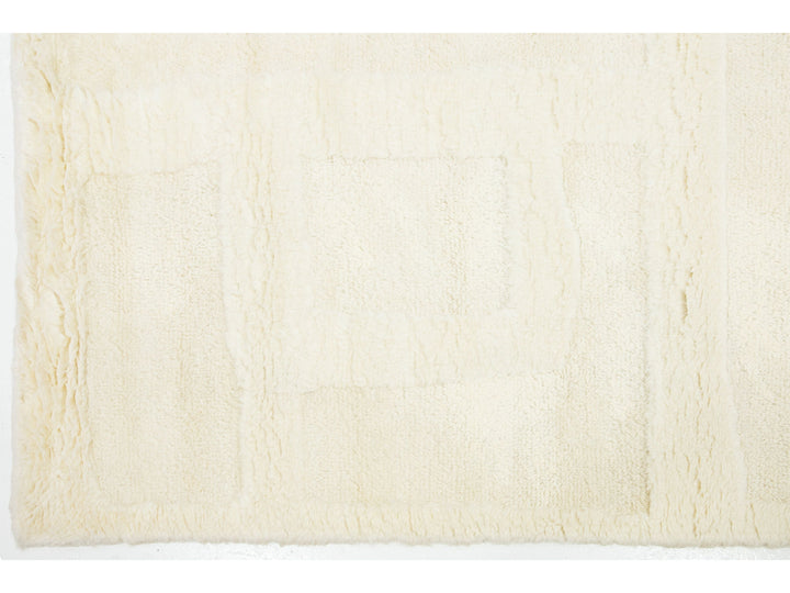 Modern Moroccan Wool Rug 8 X 10