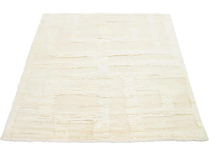 Modern Moroccan Wool Rug 8 X 10