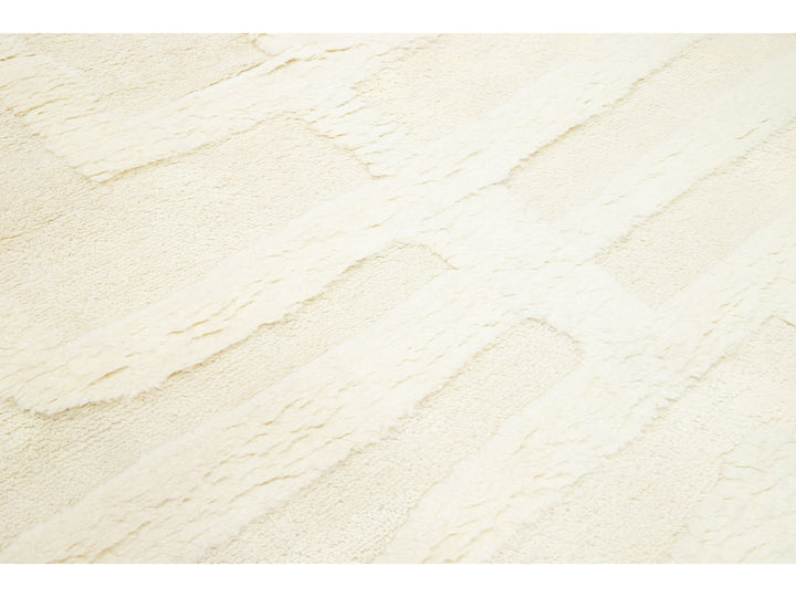 Modern Moroccan Wool Rug 8 X 10