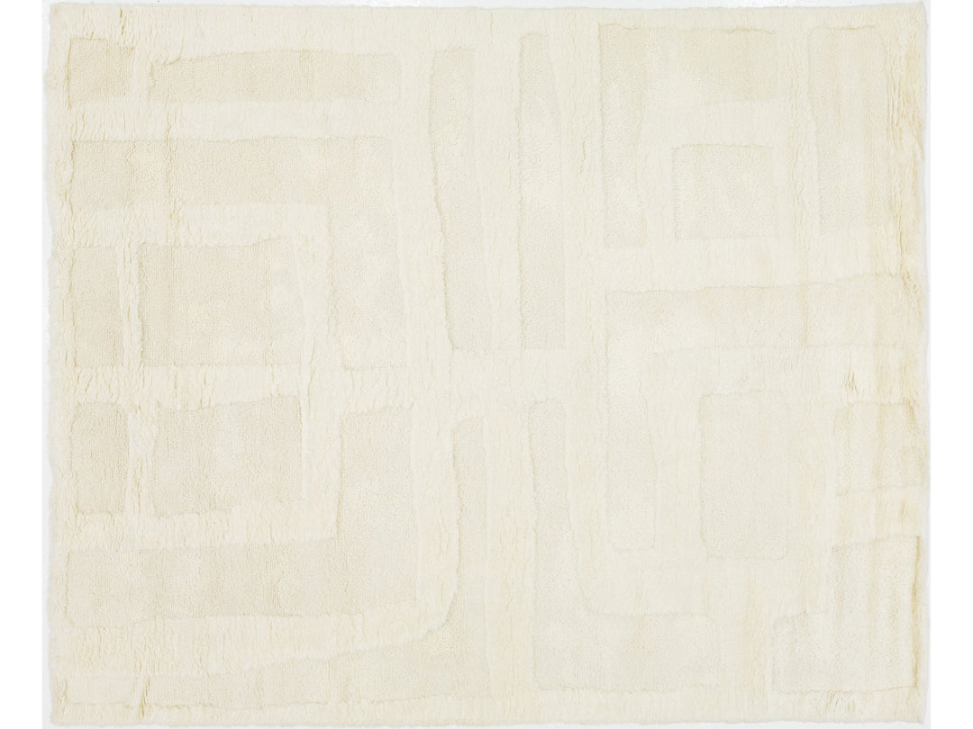 Modern Moroccan Wool Rug 8 X 10