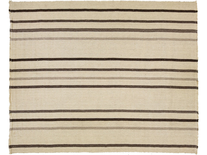 Modern Flatweave Wool Rug 12 X 15