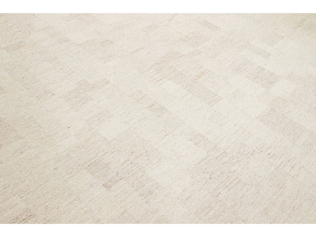 Modern Nantucket Collection Wool Rug 12 X 15