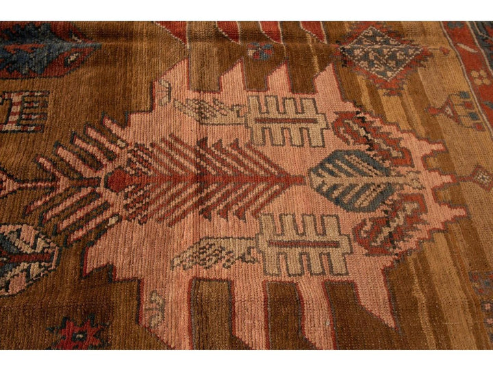 Vintage Bakshaish Tribal Wool Rug 7 X 11