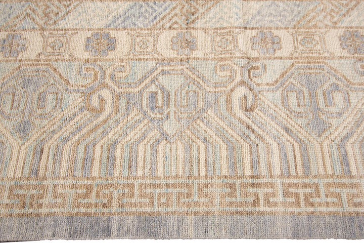 Modern Khotan-Style Oversize Wool Rug 12 X 15