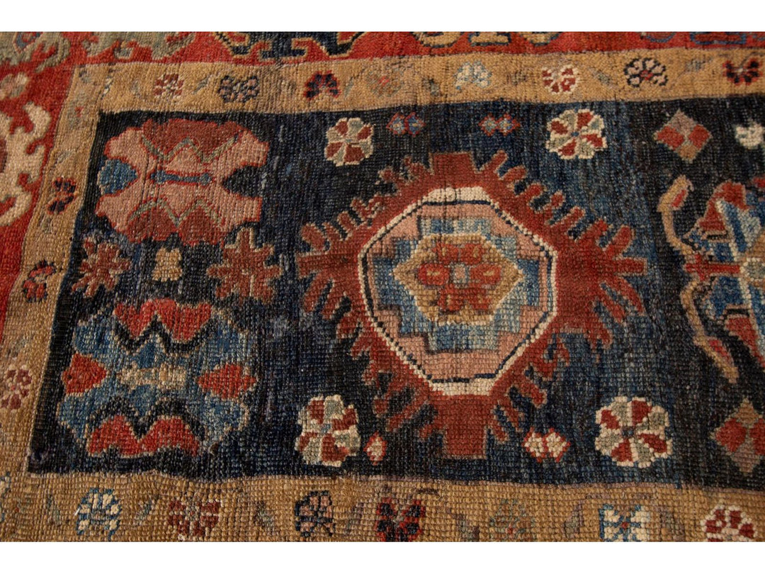 Vintage  Bakshaish Wool Runner 4 x 10