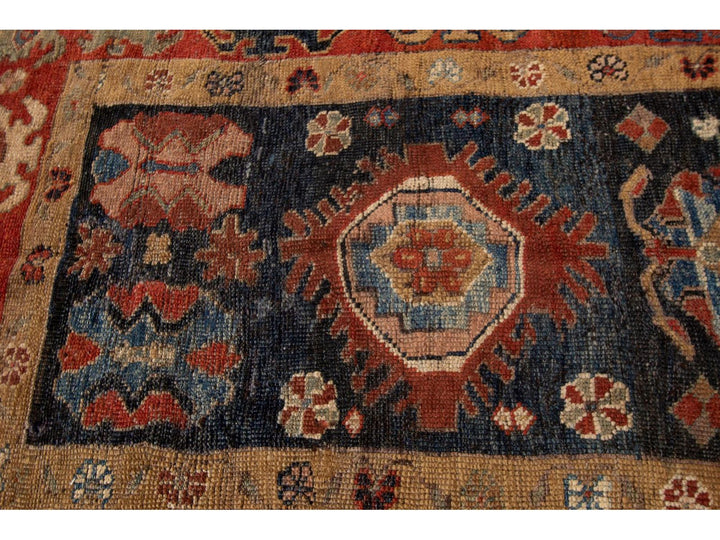 Vintage  Bakshaish Wool Runner 4 x 10
