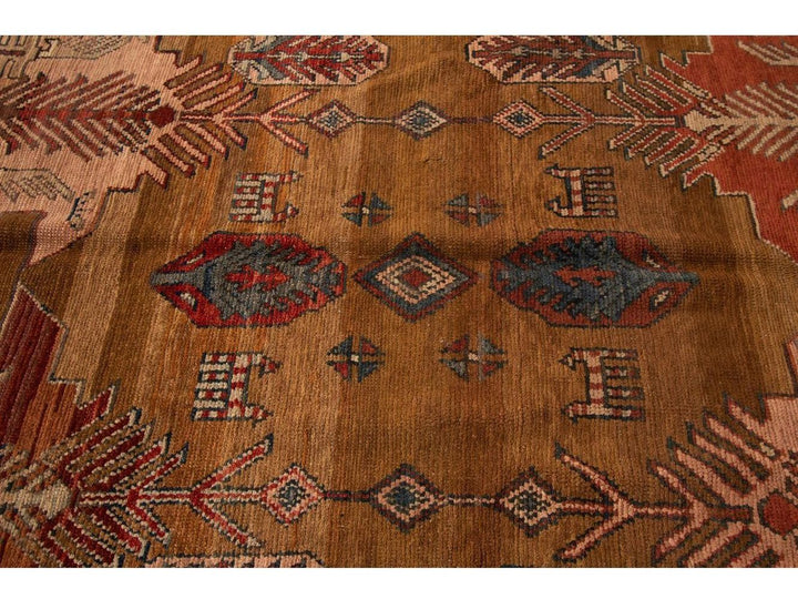 Vintage Bakshaish Tribal Wool Rug 7 X 11