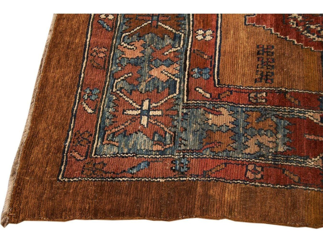 Vintage Bakshaish Tribal Wool Rug 7 X 11