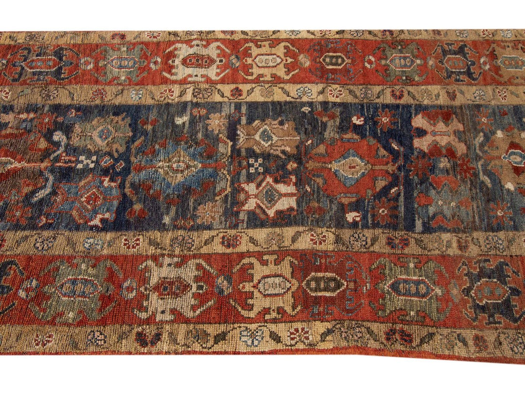 Vintage Style Bakshaish Rug, 4' X 10'