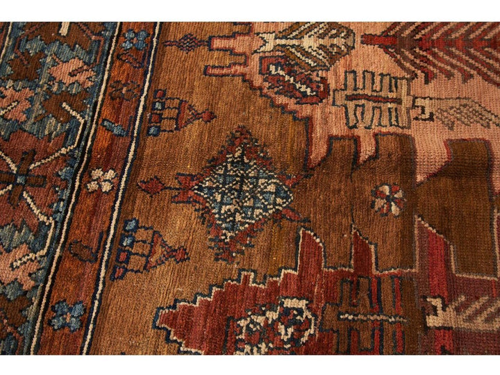Vintage Bakshaish Tribal Wool Rug 7 X 11