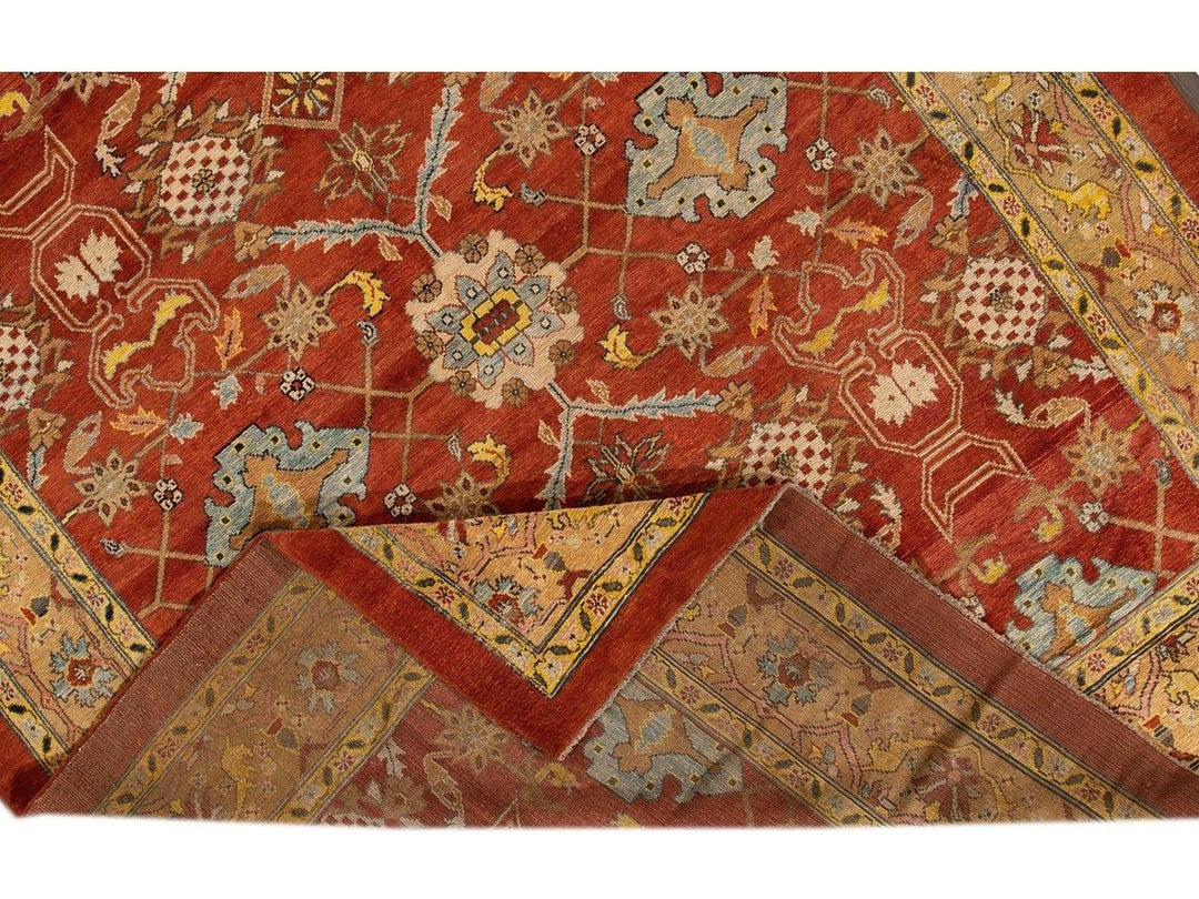 Vintage Bakshaish Tribal Wool Rug 10 X 12
