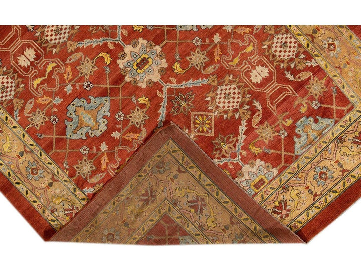 Vintage Bakshaish Tribal Wool Rug 10 X 12