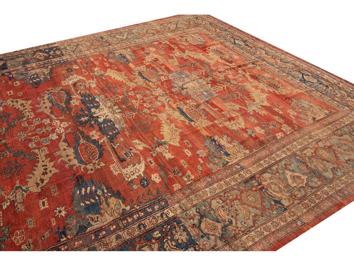 Vintage Persian Tribal Bakshaish Rug 10 X 12