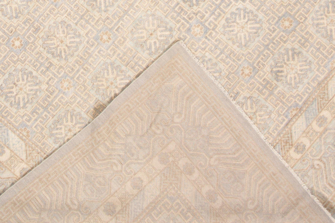 Modern Khotan-Style Oversize Wool Rug 12 X 15
