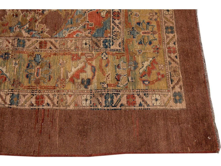Vintage Bakshaish Tribal Wool Rug 9 X 11
