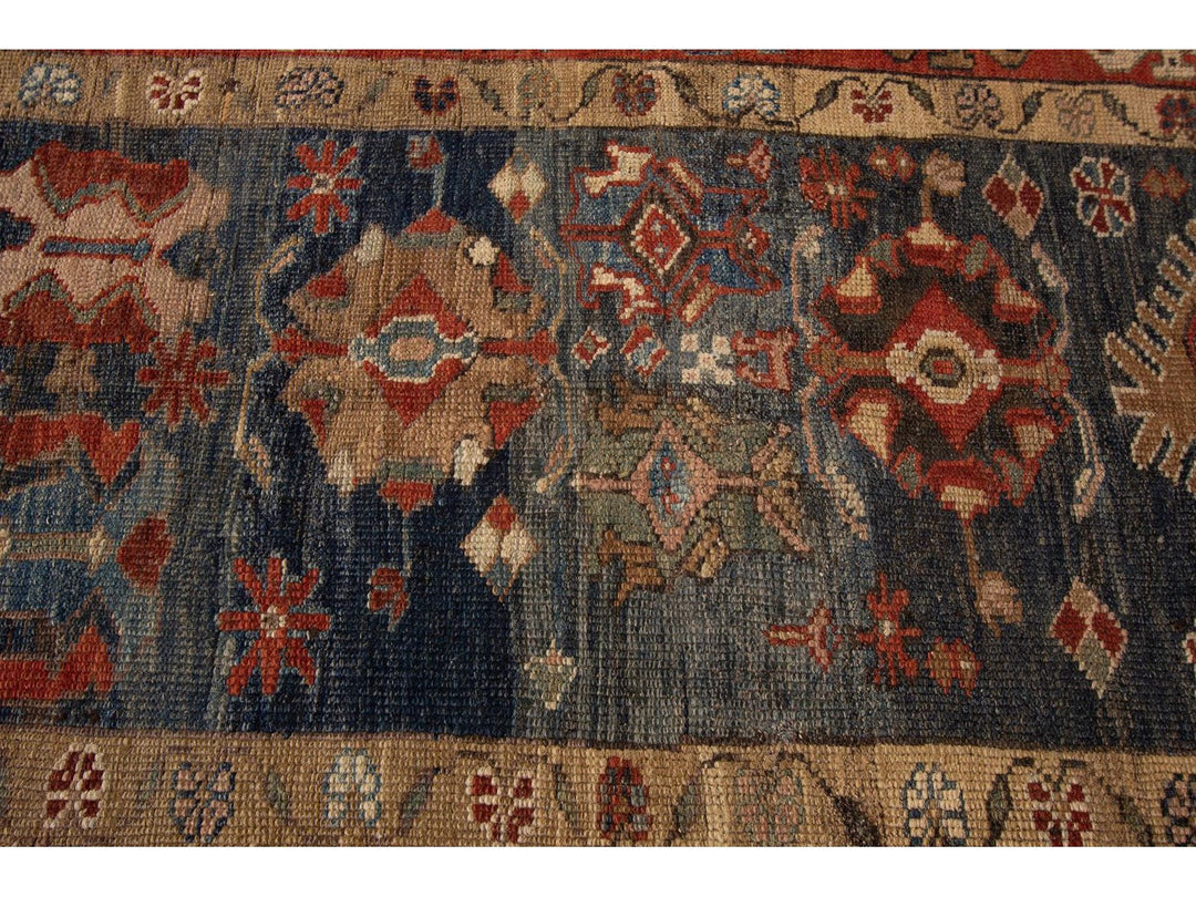 Vintage  Bakshaish Wool Runner 4 x 10