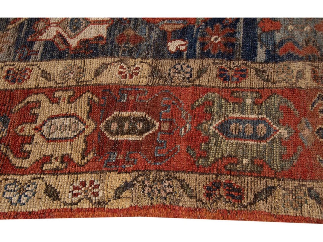 Vintage Style Bakshaish Rug, 4' X 10'