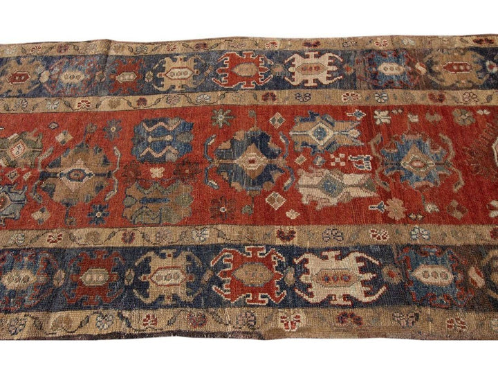 Vintage Bakshaish Wool Runner 4 X 11