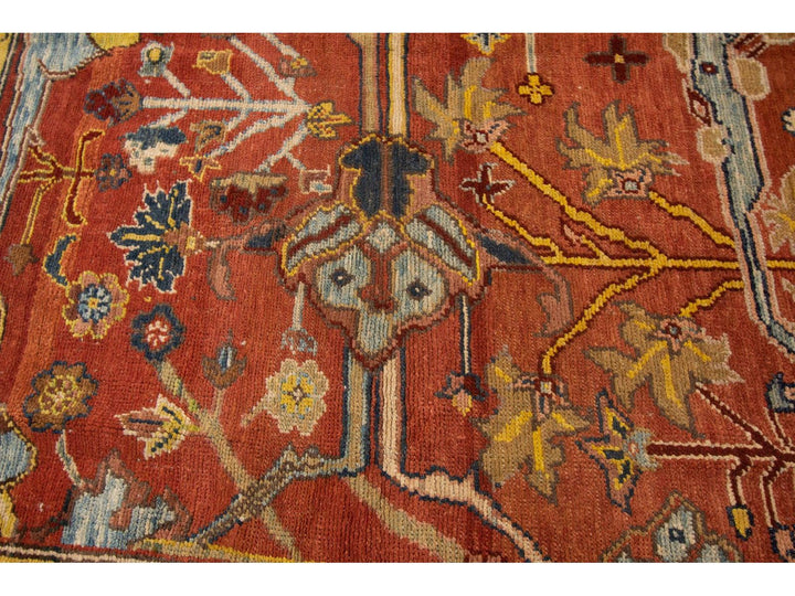 Vintage Bakshaish Wool Rug 7 X 9