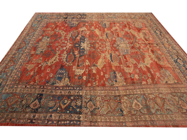 Vintage Persian Tribal Bakshaish Rug 10 X 12