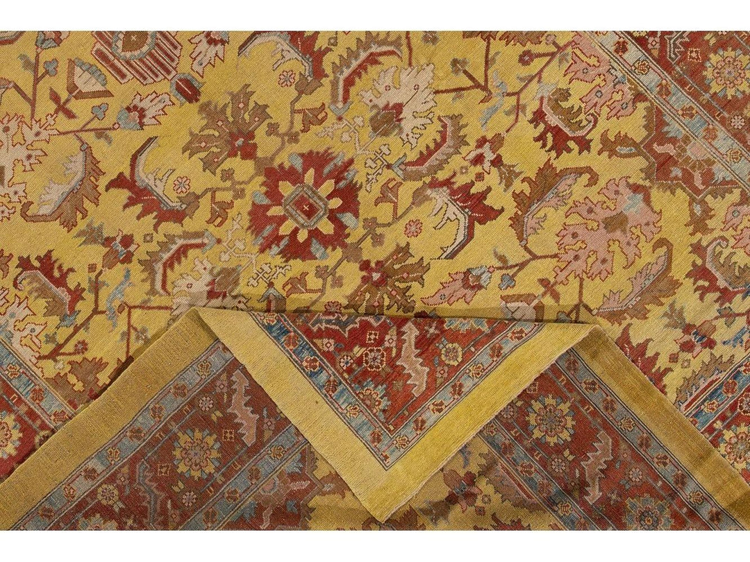 Vintage Bakshaish Tribal Wool Rug 11 X 13