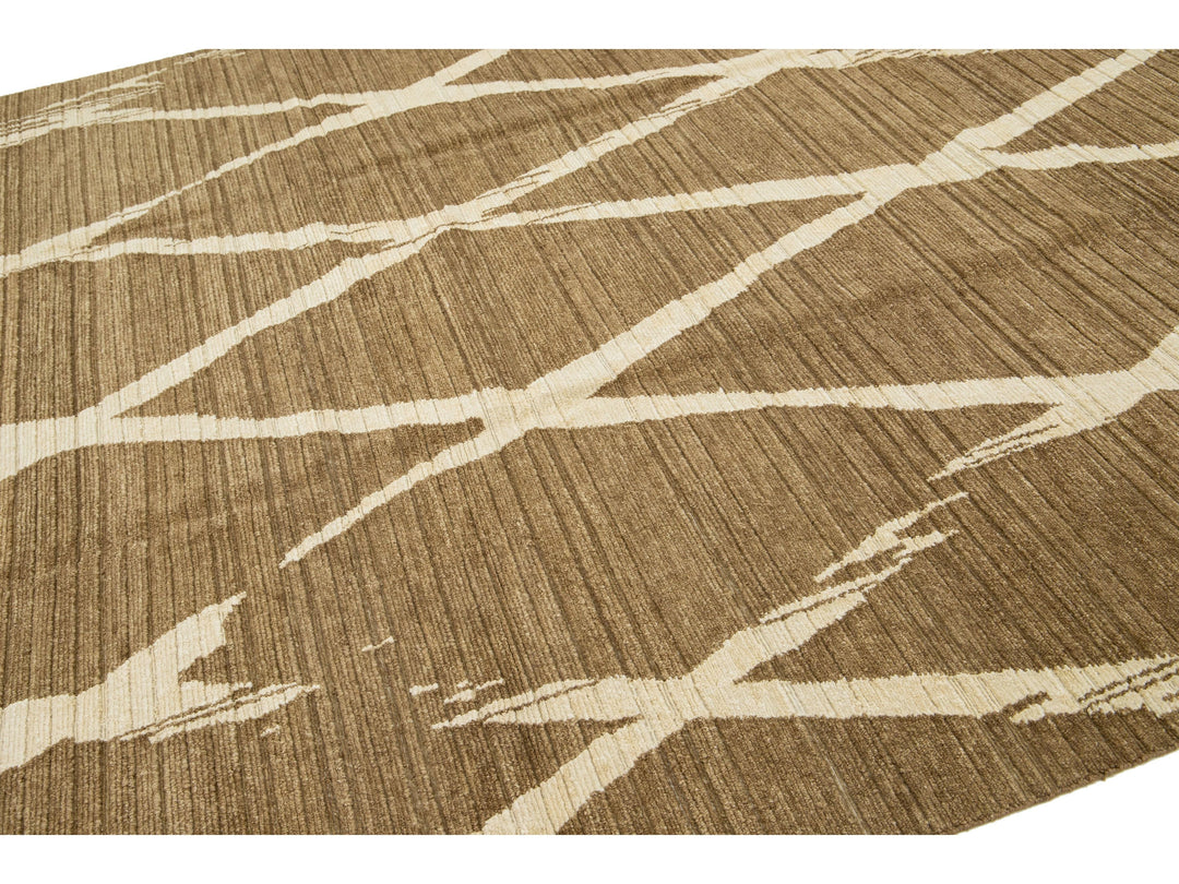 Modern Wool Rug 9 X 12