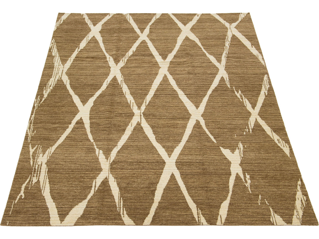 Modern Wool Rug 9 X 12